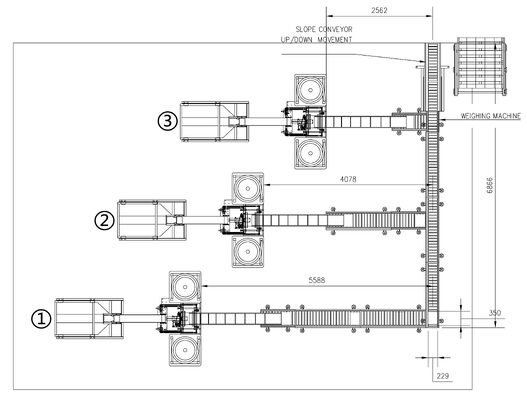 เครื่องพัสดุอัตโนมัติหลายฟังก์ชันสําหรับเล็บและสกรู ความจุ 8 ถุง/นาที