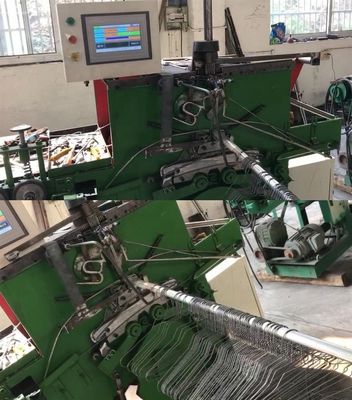 ประเภทการควบคุม PLC เครื่องทำลวดแขวนสังกะสีอัตโนมัติ QK-3